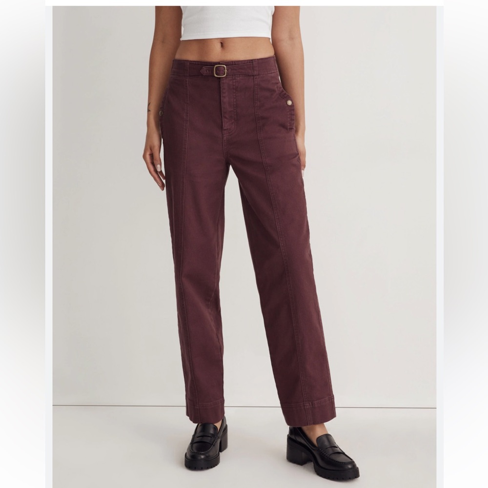 NWT Madewell Straight-Leg Utility Pants